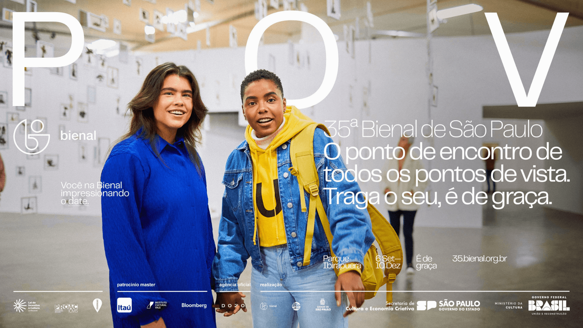 Campanha busca atrair público plural para a 35ª Bienal de São Paulo