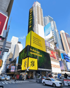 Banco do Brasil lança campanha sobre sustentabilidade e domina Times Square
