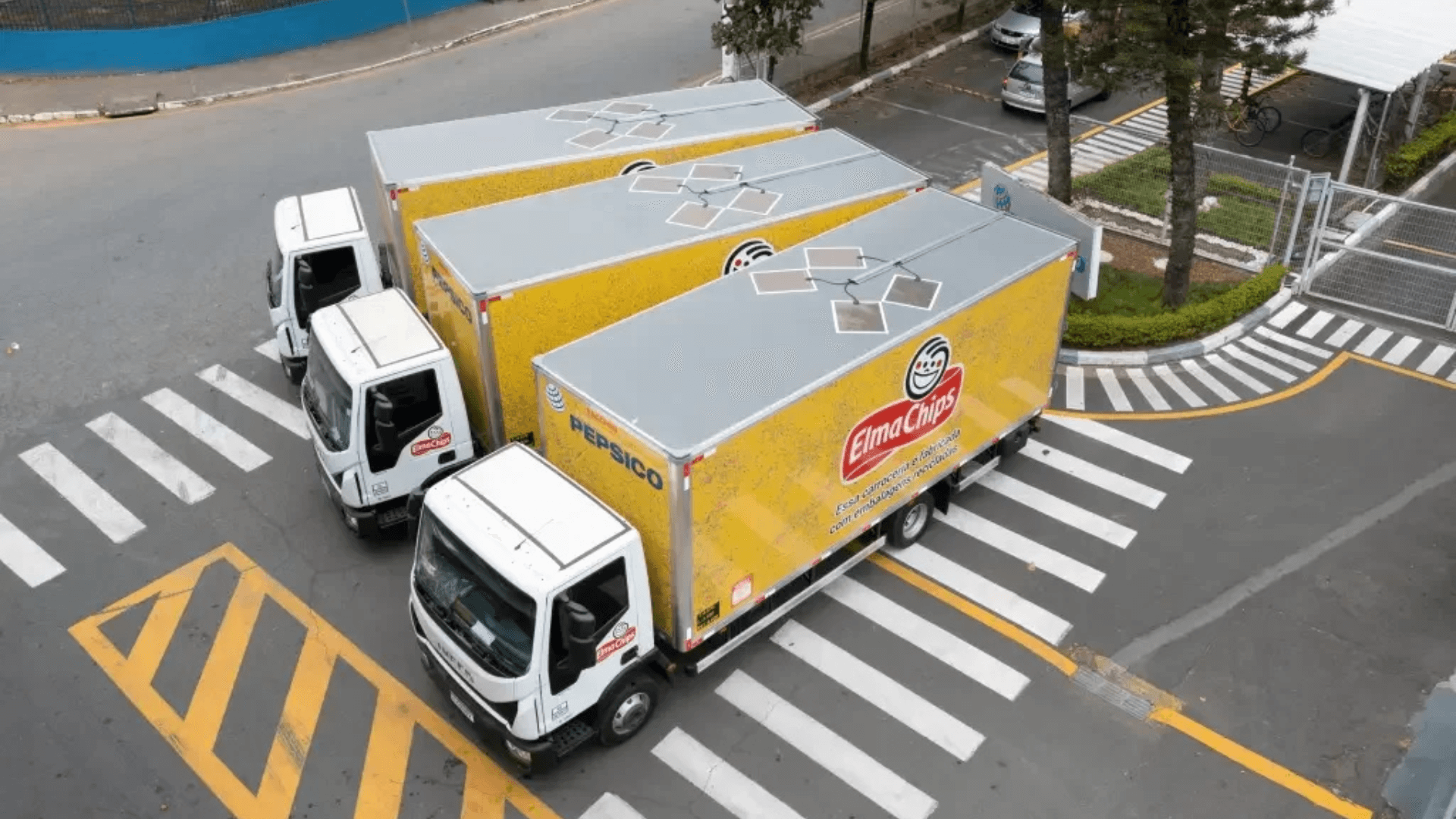 PepsiCo revoluciona transporte com tecnologia solar em sua frota de caminhões