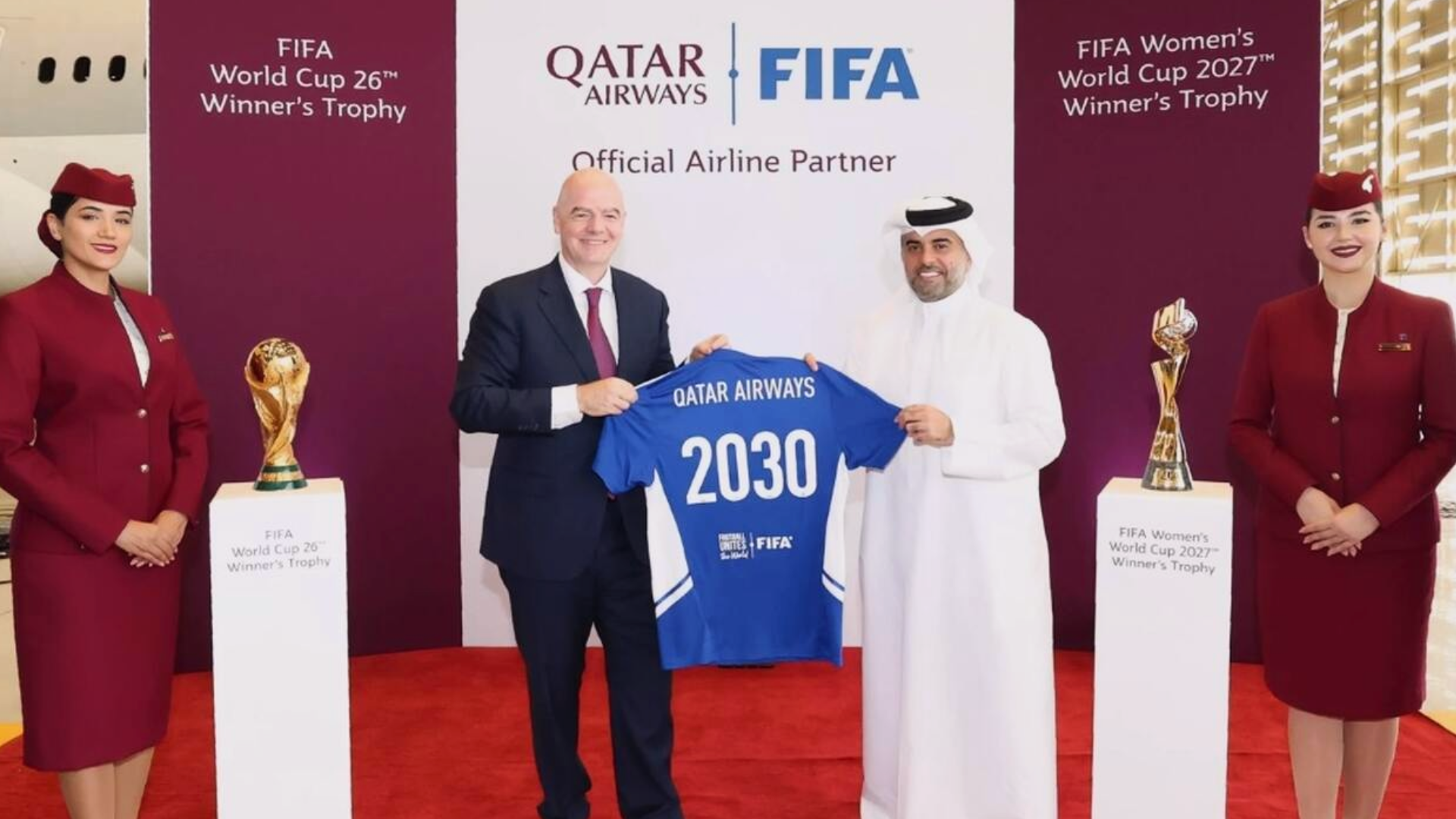 FIFA e Qatar Airways renovam contrato de patrocínio até 2030