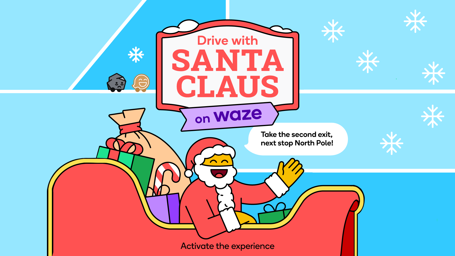 Waze recebe voz e trenó do Papai Noel para o Natal
