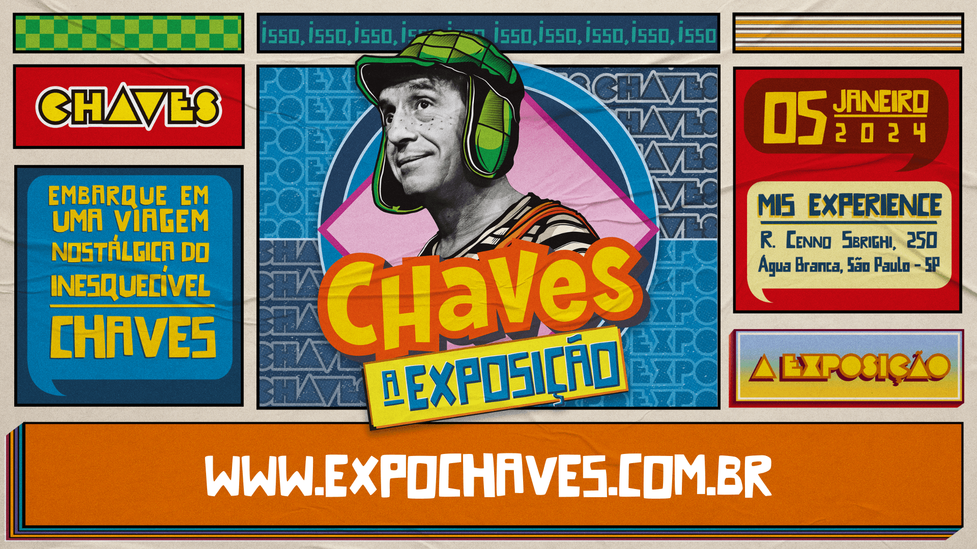 Após sucesso, MIS Experience prorroga 'Chaves: A Exposição'