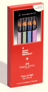 Caixa de Lápis de Cor Metalizados para Olhos Quem Disse, Berenice? e Faber-Castell 1,1 g (cada) – Preço sugerido: R＄ 99,90