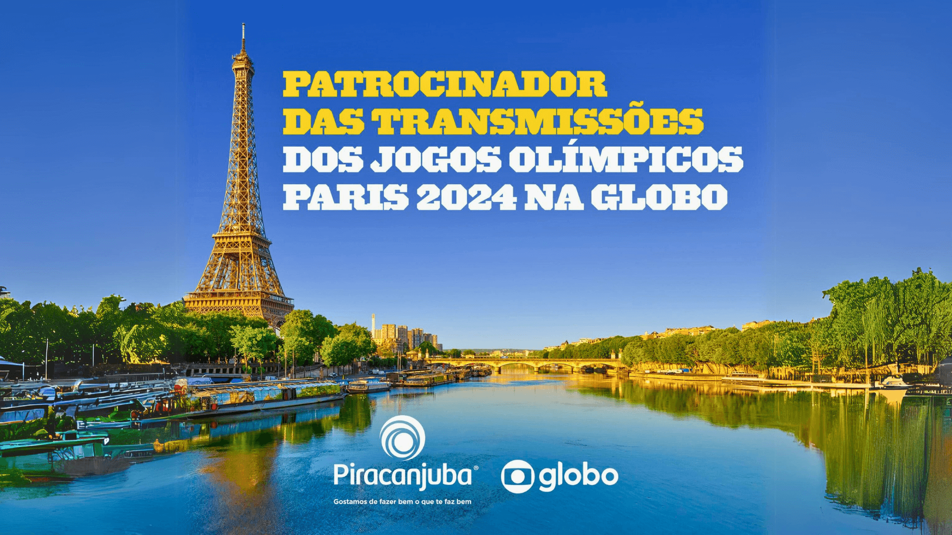Piracanjuba será patrocinadora das transmissões das Olimpíadas de Paris 2024 na Globo