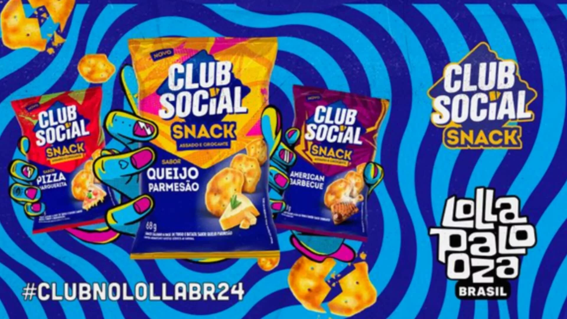 Club Social Snack leva crocância para o Lollapalooza Brasil 2024