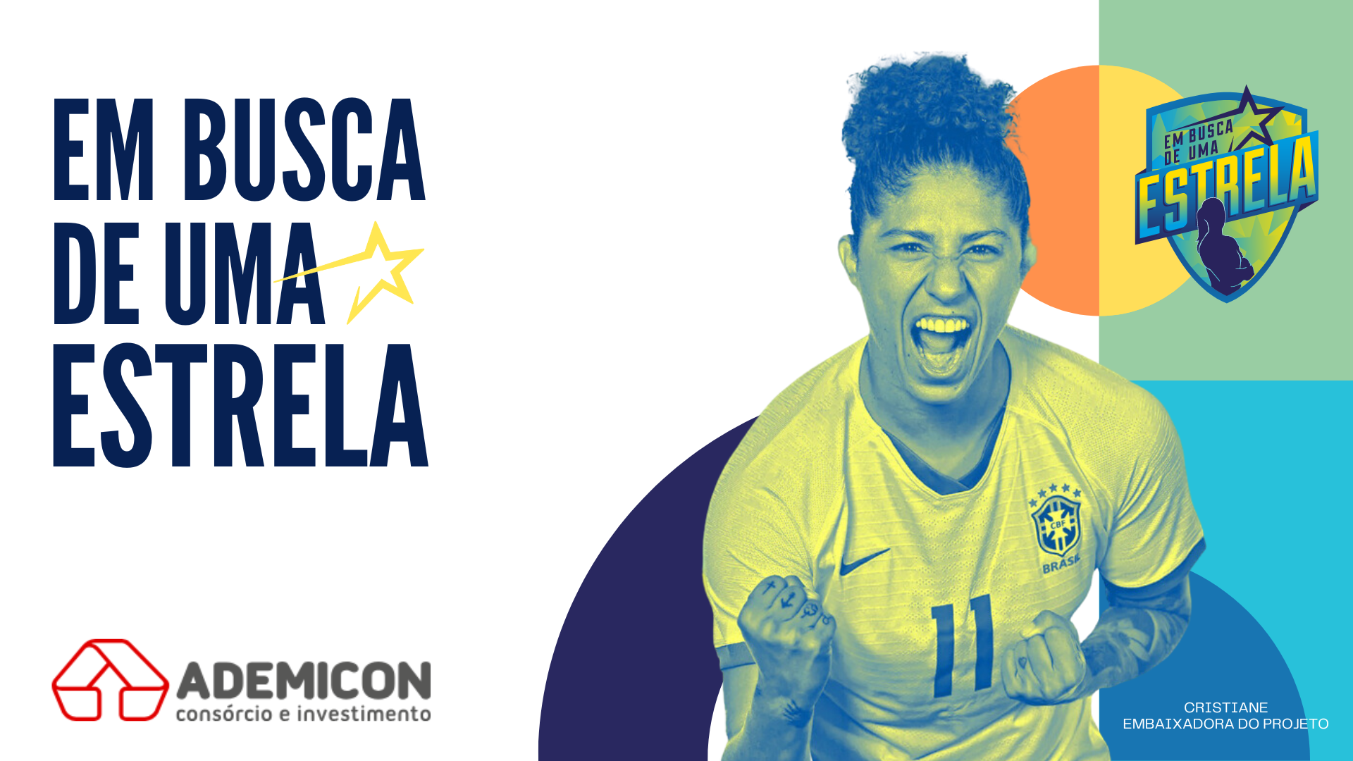 Ademicon reforça apoio ao futebol feminino com patrocínio à ‘Em Busca de Uma Estrela’