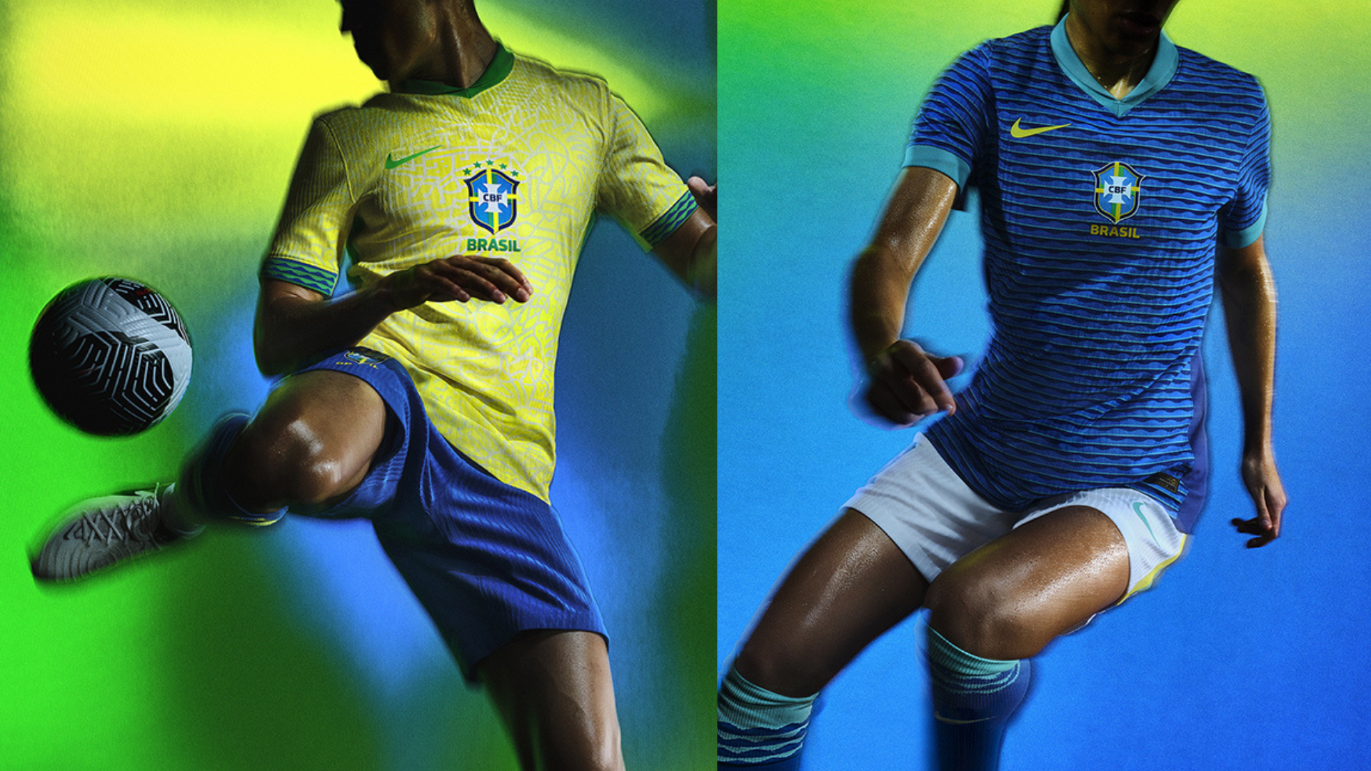 Nike e CBF apresentam novos uniformes da Seleção Brasileira inspirados na cultura do país