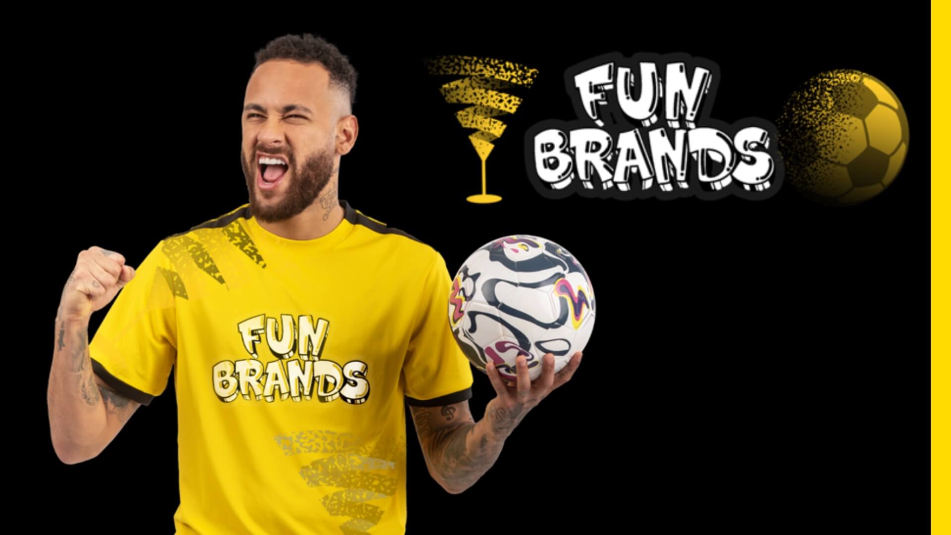 Fun Brands e Neymar Jr. anunciam parceria para lançamento de coquetéis inovadores