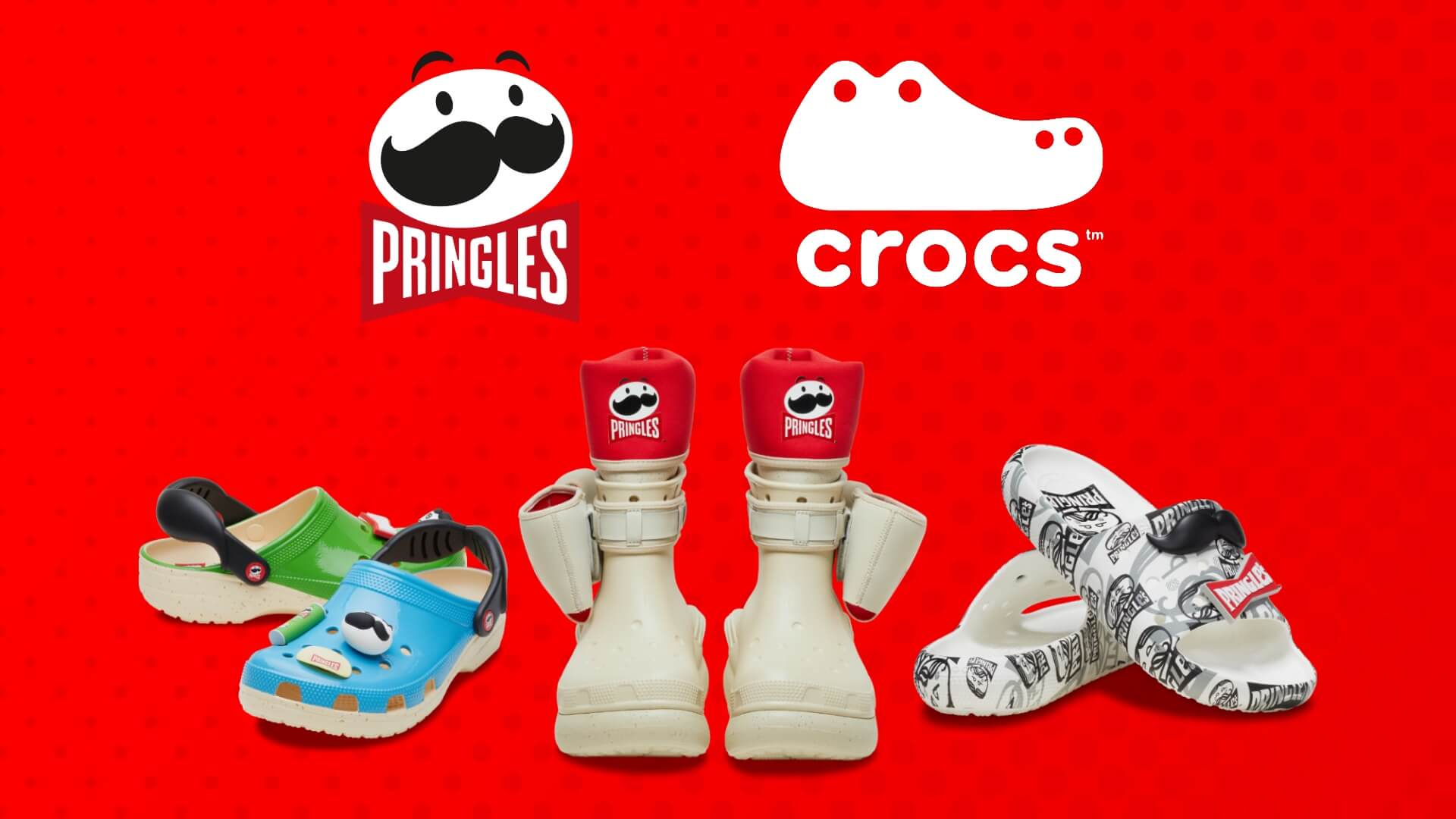 Pringles e Crocs anunciam parceria de estilo e crocância