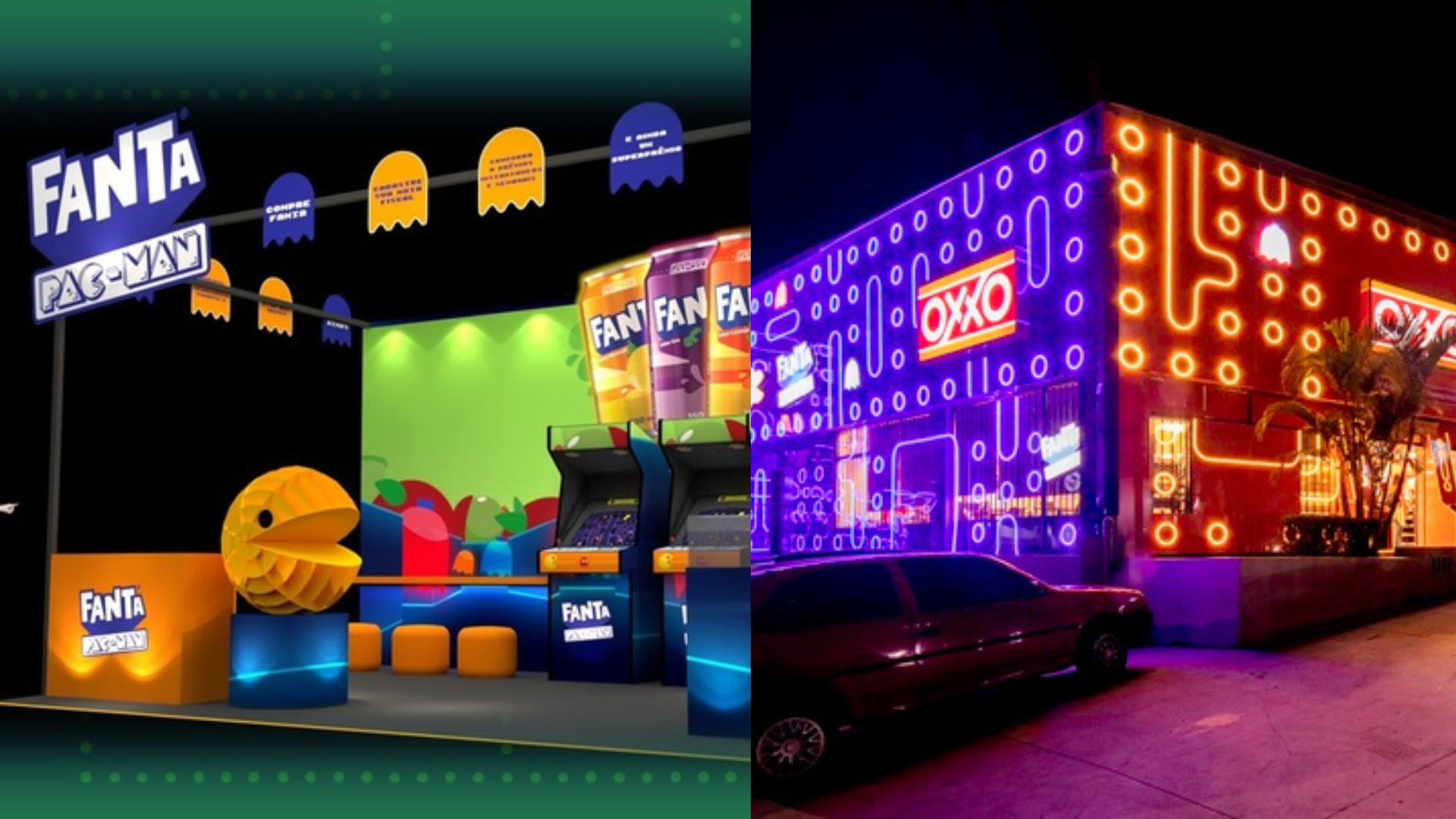 Fanta Pac-Man promove ativação no Shopping Eldorado e cria loja conceito com OXXO