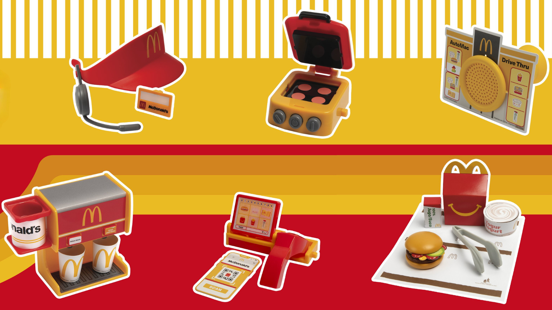 McLanche Feliz lança brinquedos inspirados em atividades do cotidiano do McDonald’s