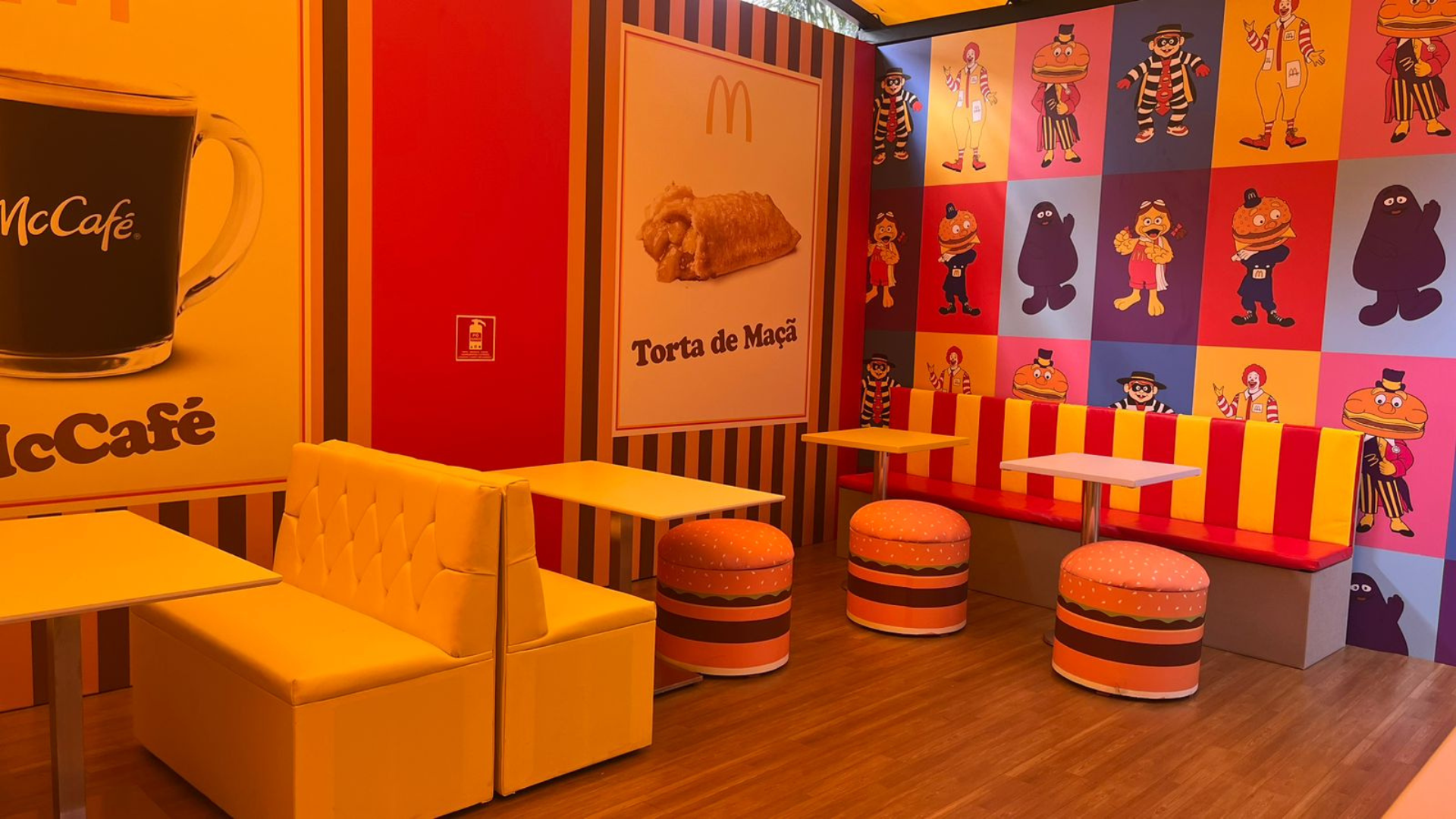 McDonald's monta espaço interativo inspirado no próprio restaurante em SP