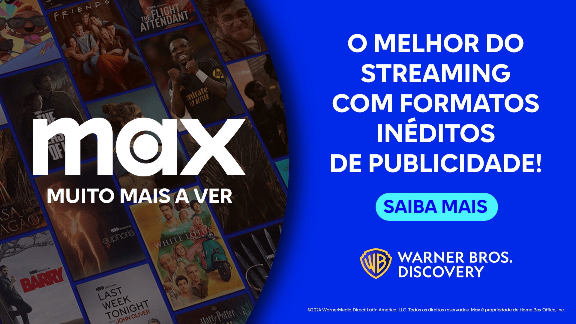 MAX, nova plataforma de streaming da Warner Bros. Discovery, chega ao Brasil