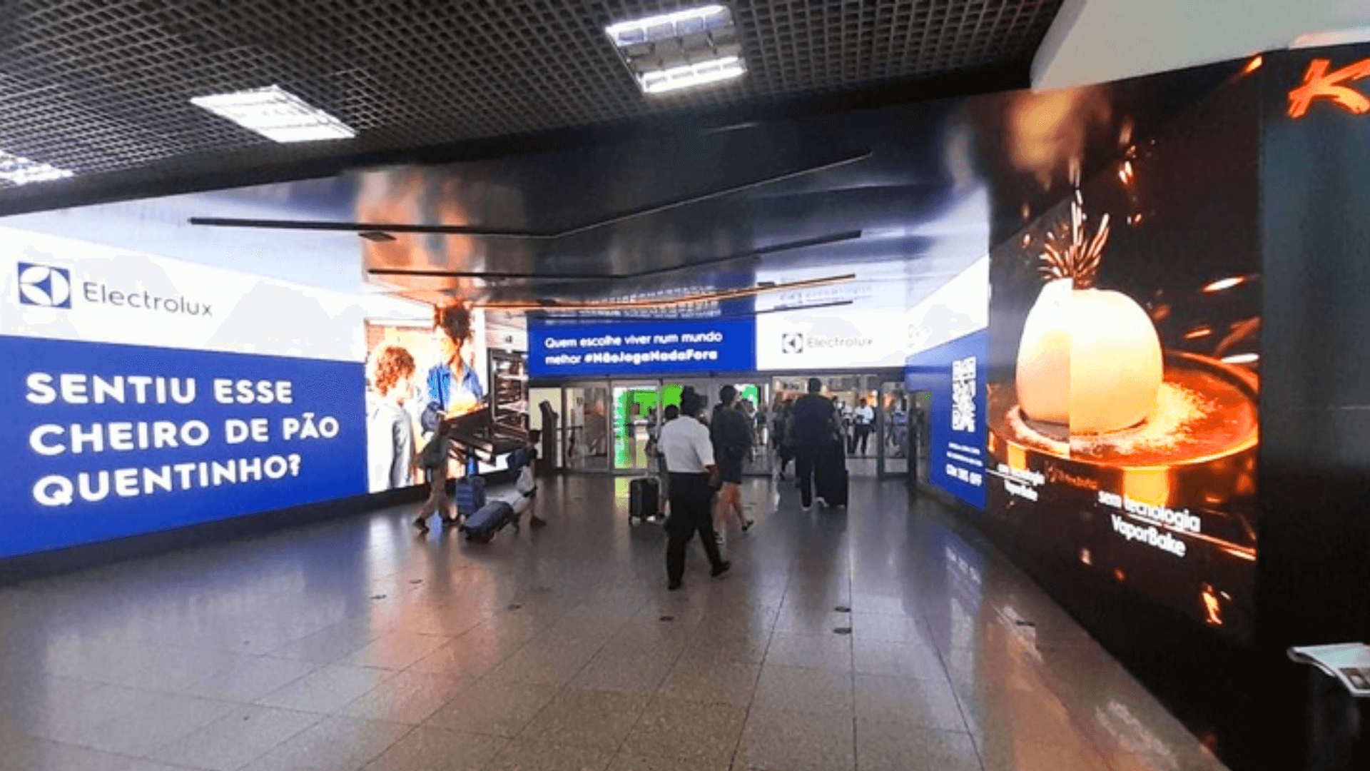 Electrolux promove ação sensorial com cheiro de pão fresquinho no Aeroporto de Congonhas