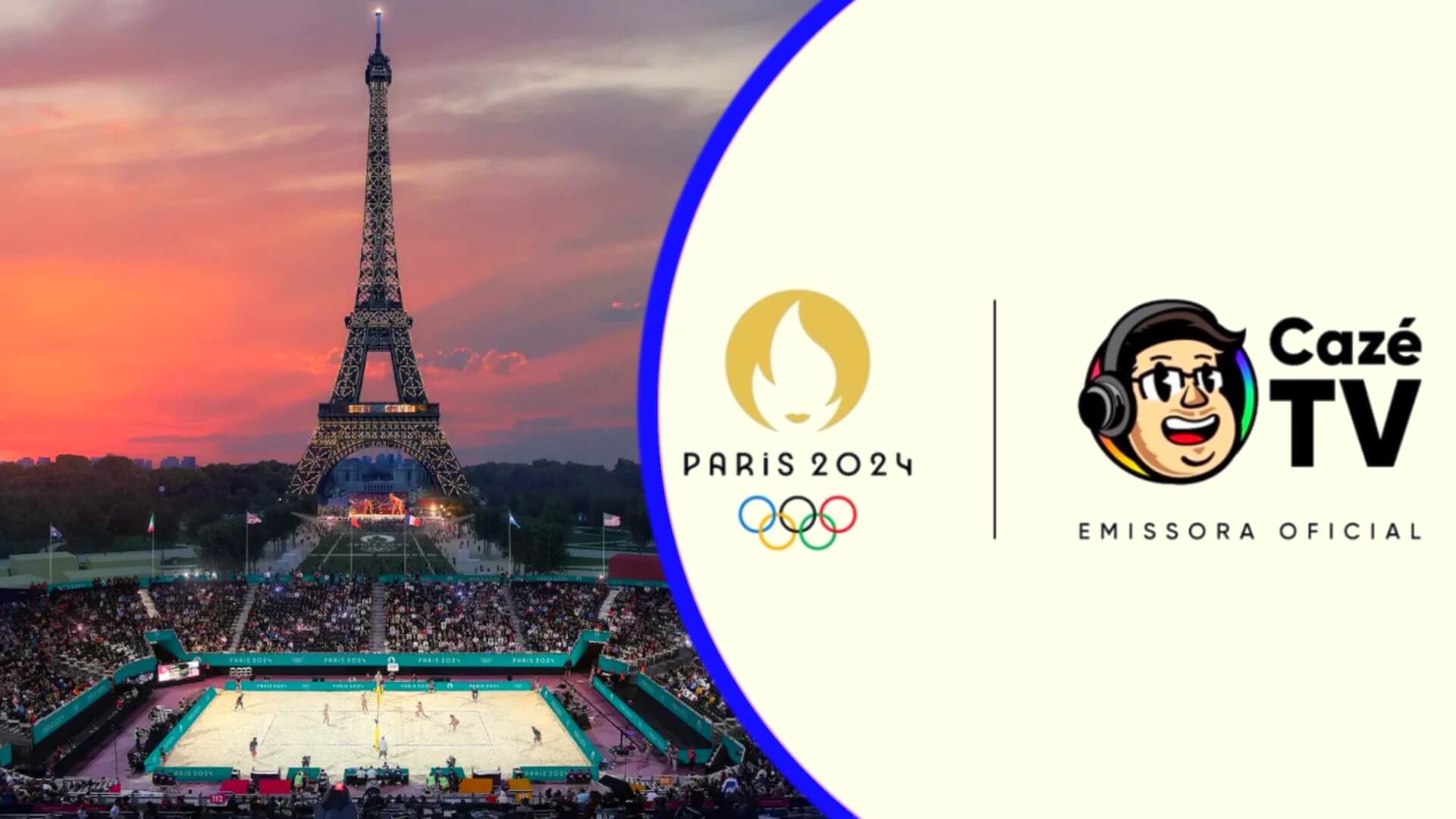 iFood, Vivo e mais se unem à CazéTV para as Olimpíadas de Paris 2024