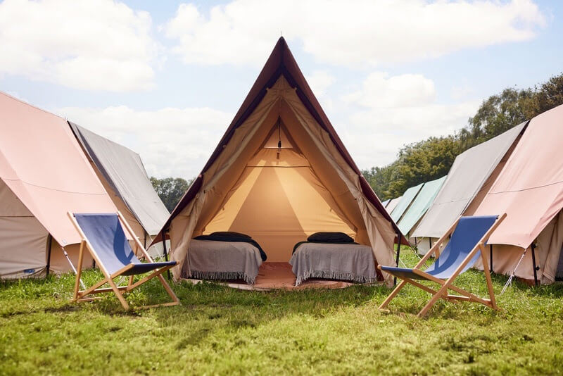 Supreme Easy Tent é a novidade de acomodação do DreamVille evento neste ano (Foto: Divlgação/Tomorrowland Brasil)