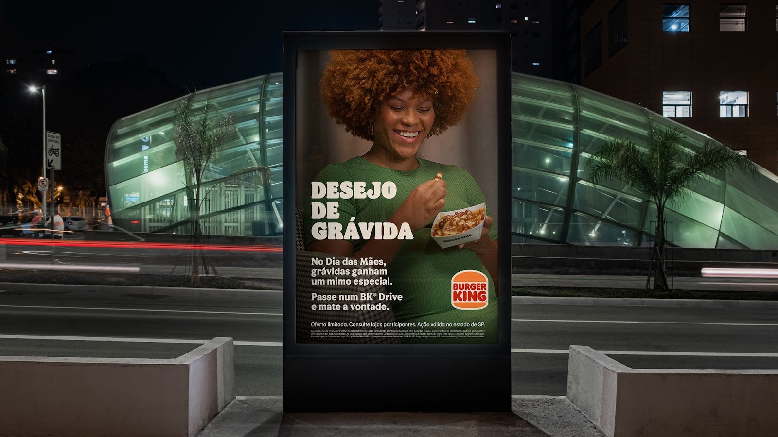 Burger King distribui mimos para gestantes no Dia das Mães